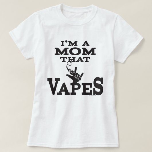 VAPE-Shirt | Mam dat Vapes | VapeGoat™ T-shirt (Design voorkant)