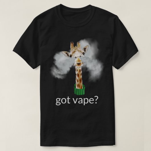 VAPE-Shirt | Vape Giraffe DK VapeGoat™ T-shirt (Design voorkant)
