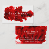 Vape Shop Red Visitekaartje (Voorkant / Achterkant)