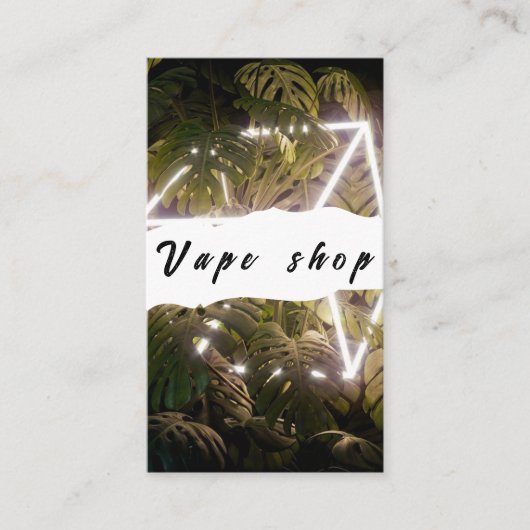 Vape Shop Roke Cigarette Visitekaartje (Voorkant)