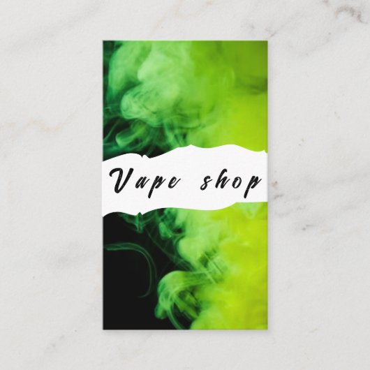 Vape Shop Roke Cigarette Visitekaartje (Voorkant)