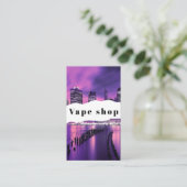 Vape Shop Roke Cigarette Visitekaartje (Staand voorkant)