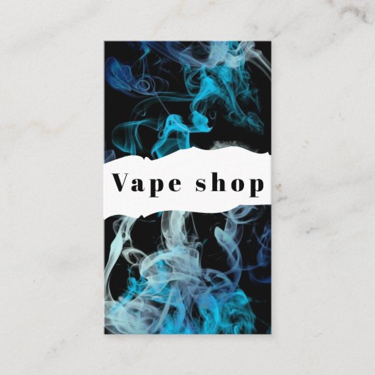 Vape Shop Roke Cigarette Visitekaartje (Voorkant)