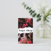 Vape Shop Roke Cigarette Visitekaartje (Staand voorkant)