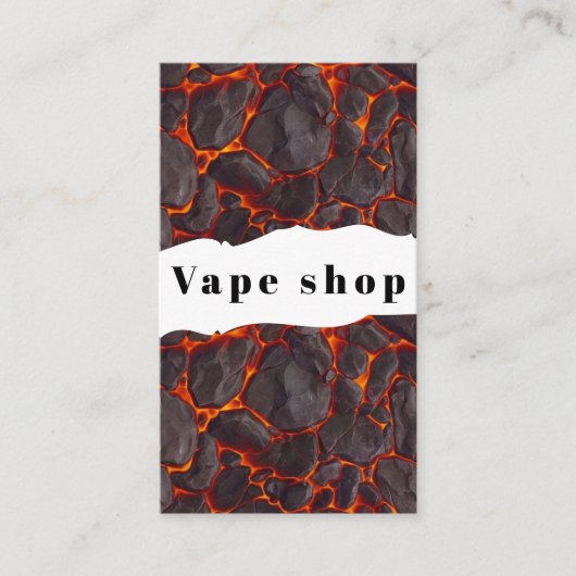 Vape Shop Roke Cigarette Visitekaartje (Voorkant)