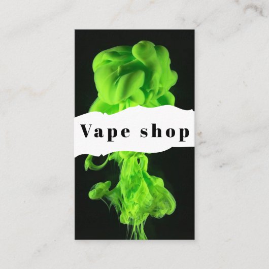 Vape Shop Roke Cigarette Visitekaartje (Voorkant)