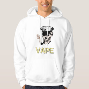 Vape Skull Grunge Hoodie