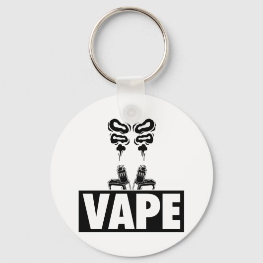 Vape Steamer | Steam E-Sigarette Vaper Sleutelhanger (Voorkant)