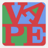 Vape-sticker Vierkante Sticker (Voorkant)