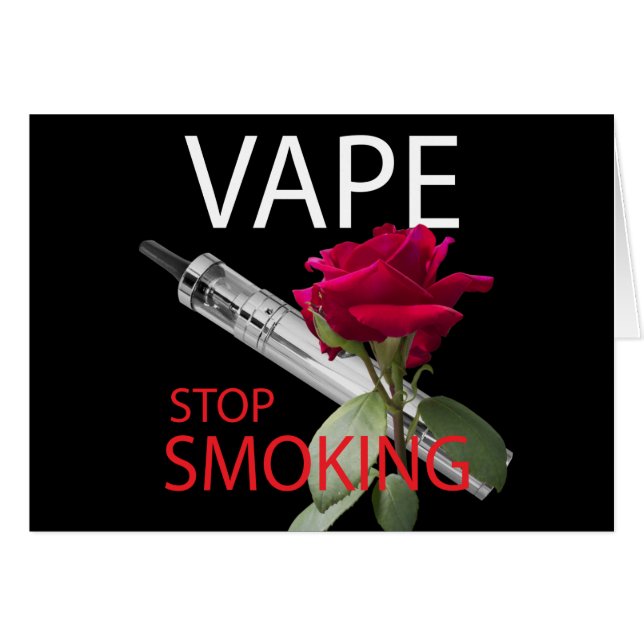 Vape. Stop met roken (Voorkant Horizontaal)
