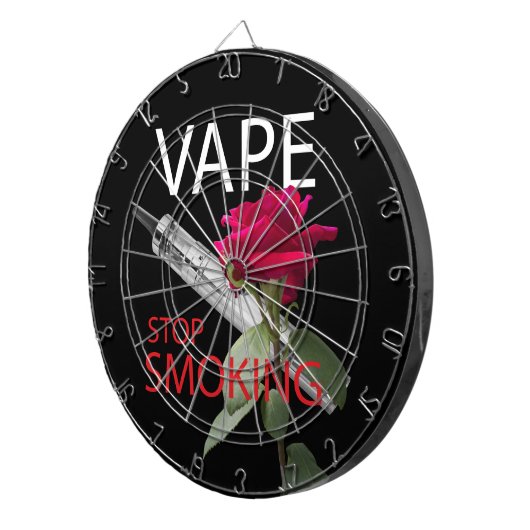 Vape. Stop met roken Dartbord (Voorkant Rechts)