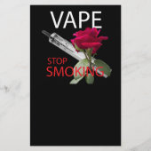 Vape. Stop met roken Flyer (Achterkant)