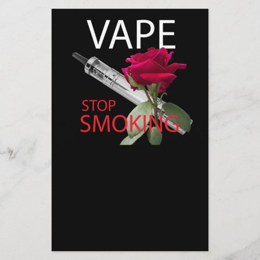 Vape. Stop met roken Flyer (Achterkant)