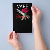 Vape. Stop met roken Flyer (Hand)
