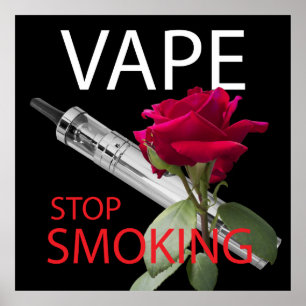Vape. Stop met roken Poster