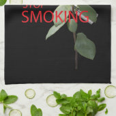 Vape. Stop met roken Theedoek (Gevouwen)