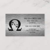 VAPE | Sub Ohm Silver Business Social Media Visitekaartje (Voorkant)