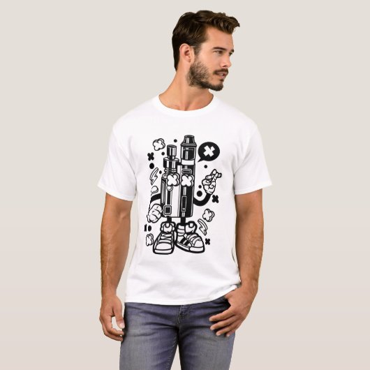 Vape T-shirt (Voorkant volledig)