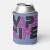 ▶ VAPE | Vape 4 Life Paars door VapeGoat™ Blikjeskoeler (Blikje Achterkant)
