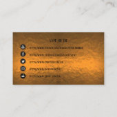 VAPE | Vape Bro Copper Business Social Media Visitekaartje (Achterkant)