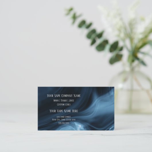 VAPE | VAPE Cloud Blue Visitekaartje (Staand voorkant)
