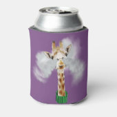 ▶ VAPE | Vapende Giraffe door VapeGoat™ Blikjeskoeler (Blikje Achterkant)