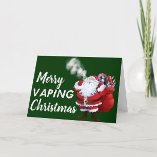 VAPE   Vapende kerstfeestdag voor de feestdagen me Kaart