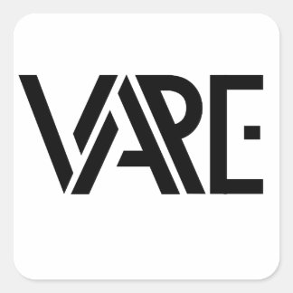 VAPE VIERKANTE STICKER