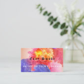 Vape Winkelen voor zakelijke korting Kaart Visitekaartje (Staand voorkant)