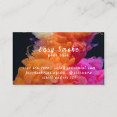 Vape Winkelen voor zakelijke korting Kaart Visitekaartje (Achterkant)