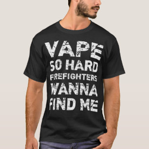 Vape Zo Hard Grappig Vaping Cool Gift voor Vapers T-shirt