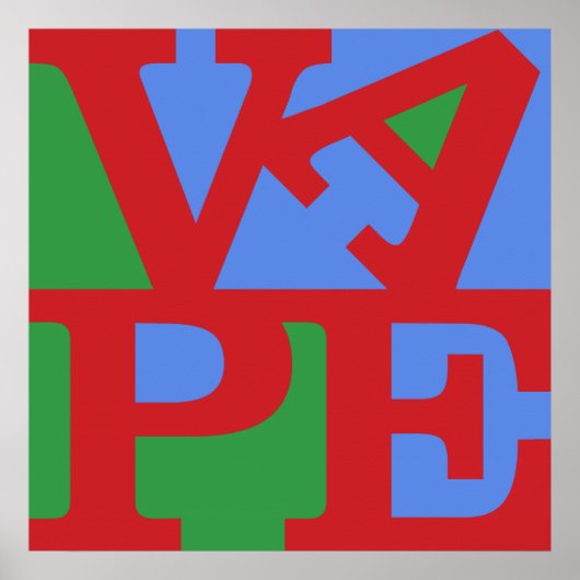 Vapedruk Poster (Voorkant)