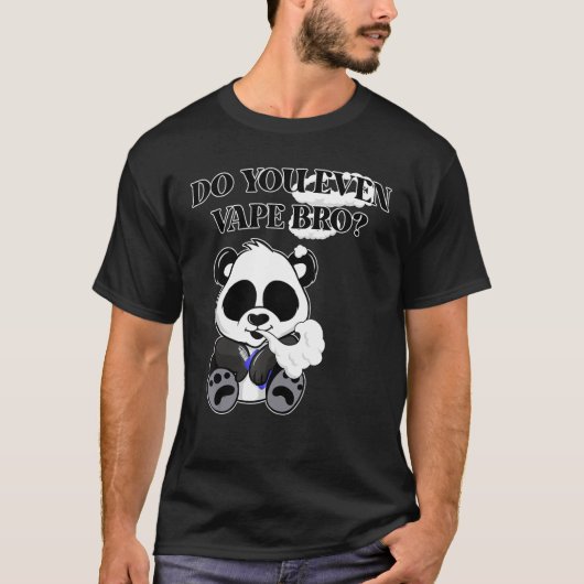 Vapel je zelfs Bro Panda Beer die hobbyist verdamp T-shirt (Voorkant)