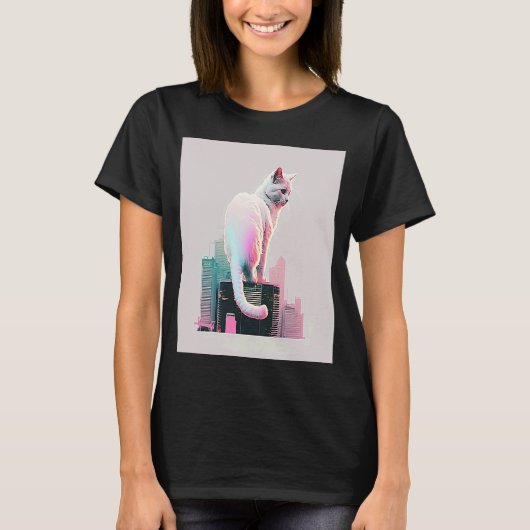 Vapergolf esthetisch glitskramp synthgolf t-shirt (Voorkant)
