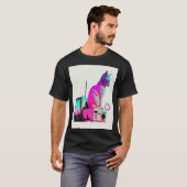 Vapergolf esthetisch glitskramp synthgolf t-shirt (Voorkant volledig)