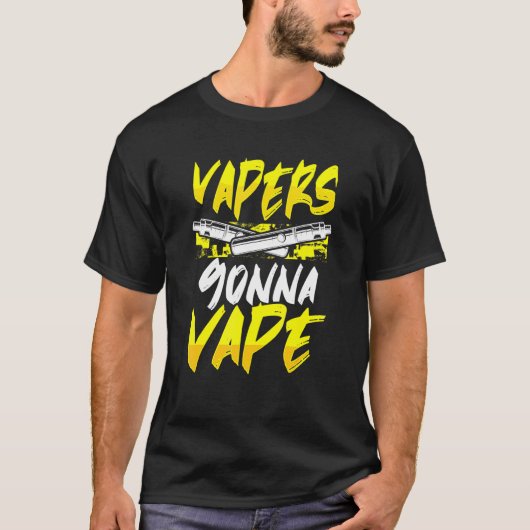 Vapers gaan vapen t-shirt (Voorkant)