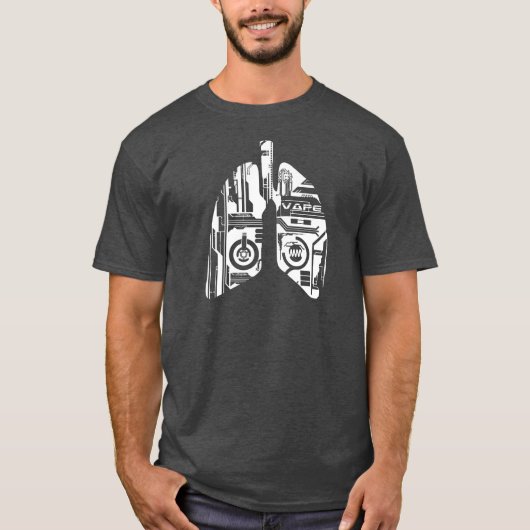 Vaper's Lungs-Shirt T-shirt (Voorkant)