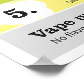 Vaper's Tongue Infographic Poster (Hoek)