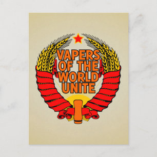 Vapers van de Wereld Unite Briefkaart