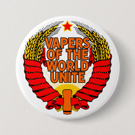 Vapers van de Wereld Unite Ronde Button 7,6 Cm