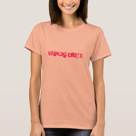 Vapers verenigen! T SHIRT (Voorkant)