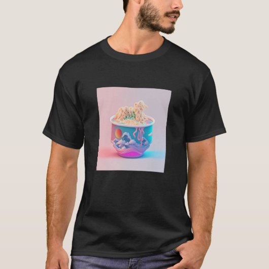 Vaperwave Aesthetic Glitch Palm Retrowave Synthwav T-shirt (Voorkant)