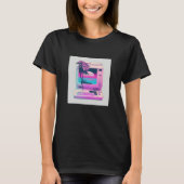 Vaperwave Aesthetic Glitch Retrowave Synthwave  10 T-shirt (Voorkant)
