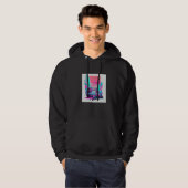 Vaperwave Aesthetic Glitch Retrowave Synthwave  11 Hoodie (Voorkant volledig)
