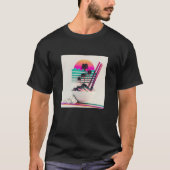 Vaperwave Aesthetic Glitch Retrowave Synthwave 1 T-shirt (Voorkant)