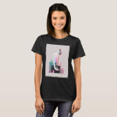 Vaperwave Esthetiek Glitch Kat Retrowave Synthwave T-shirt (Voorkant volledig)