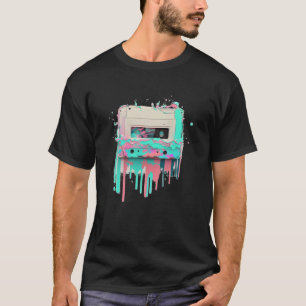 Vaperwave Esthetische Glitch Cassetteband Retrowav T-shirt