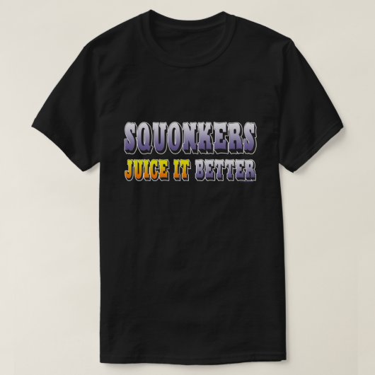 ☐ VAPEShirt | Squonkers maken het beter af met Vap T-shirt (Design voorkant)