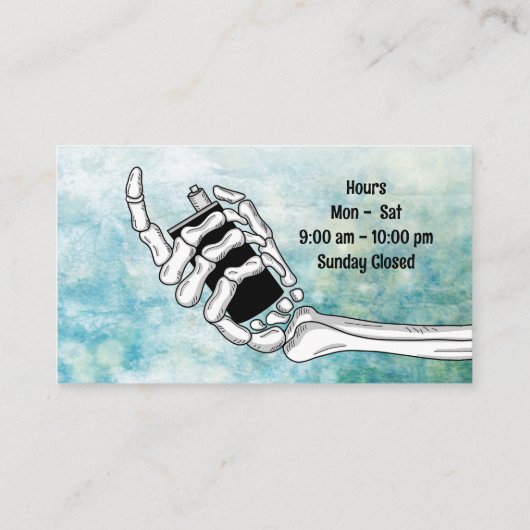 Vapeshop Visitekaartje (Achterkant)