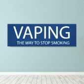 Vaping Canvas Afdruk (Insitu (Houten vloer))